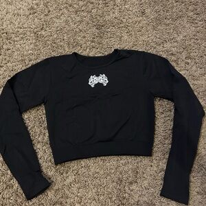 Darc Sport Long Sleeve Wolves Crop Top